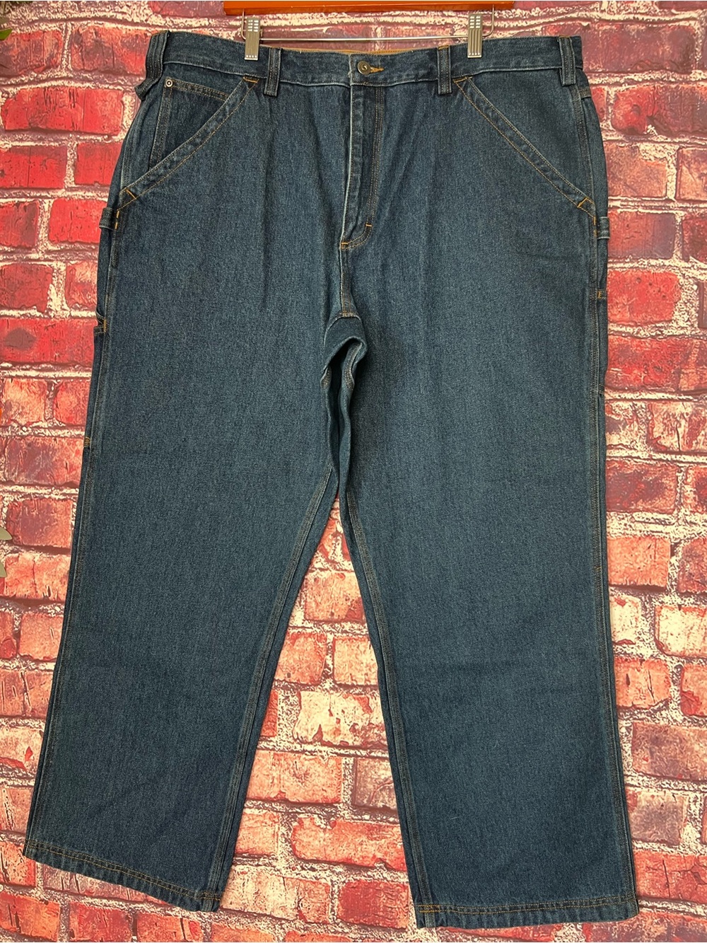 Duluth Trading Co Men's Dark Wash Denim Carpenter Jeans 42x30